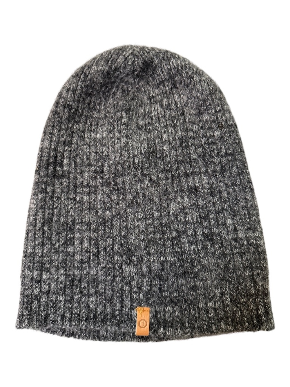 PAKA Apparel Cozy Marled Beanie Alpaca Blend Gray Charcoal Marl Hat